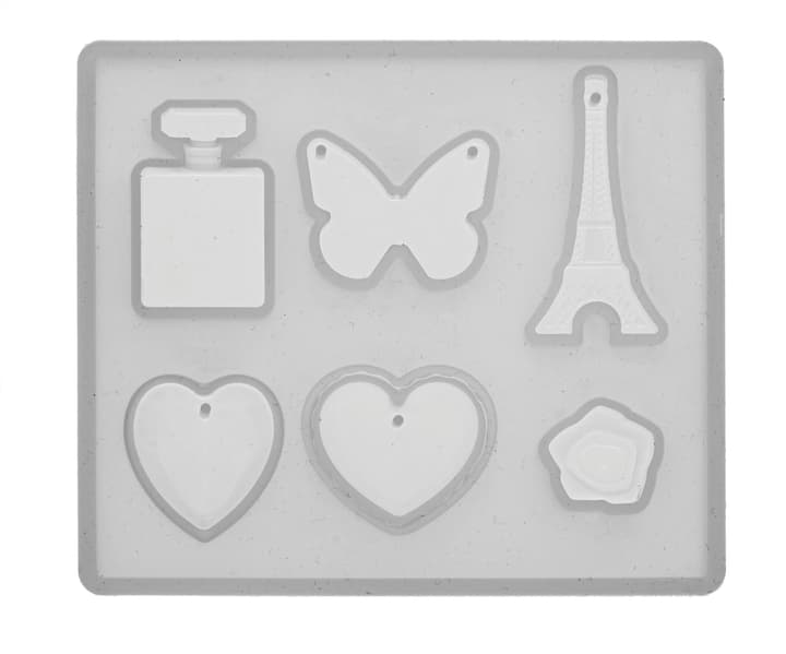 Image of Silikon-Form 9x8cm Herz/Eiffelturm 6tlg bei Do it + Garden von Migros