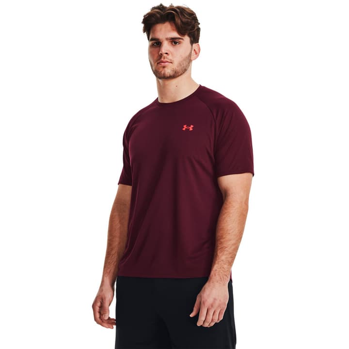 Image of Under Armour Tech 2.0 SS Novelty T-Shirt bordeaux