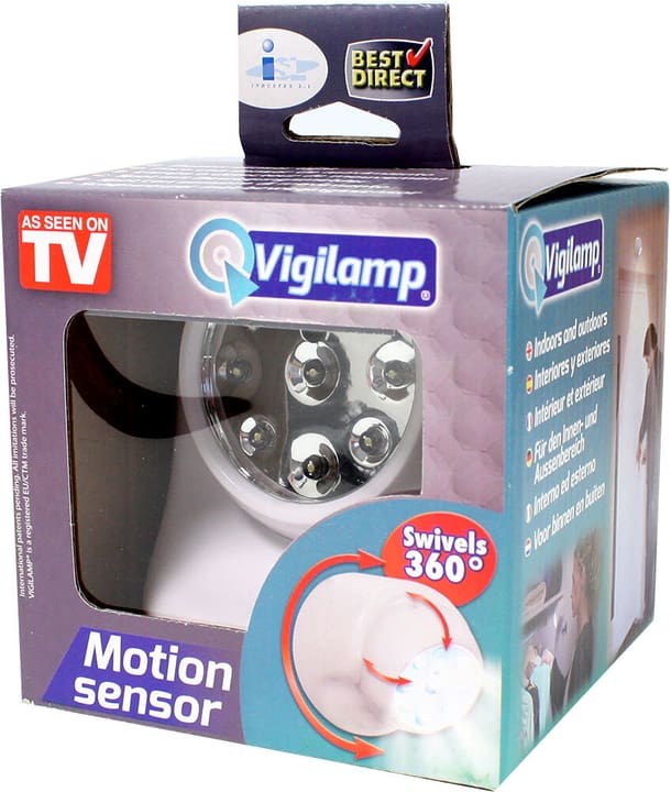Image of Best Direct Vigilamp - Lampe mit Bewegungsmelder Aussenwandlampe