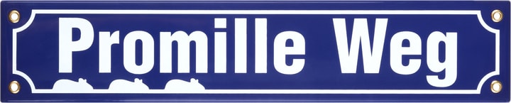 Image of Emailschild Promille Weg bei Do it + Garden von Migros