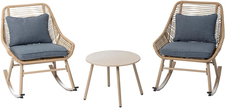 Image of COCON Loungeset Minusio, Beige/Grau, 2 Sitzplätze Lounge Set