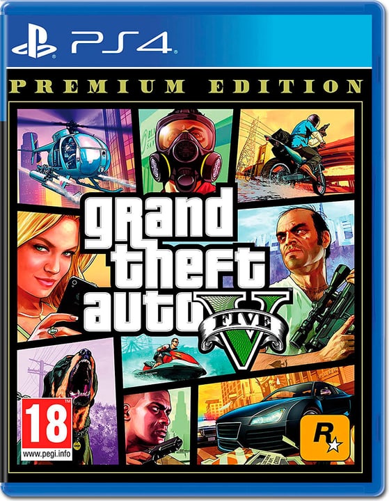 PS4 - GTA V Premium Edition F Box PS4 - GTA V Premium Edition F Box 785300148153 Langue Français Plate-forme Sony PlayStation 4 Photo no. 1