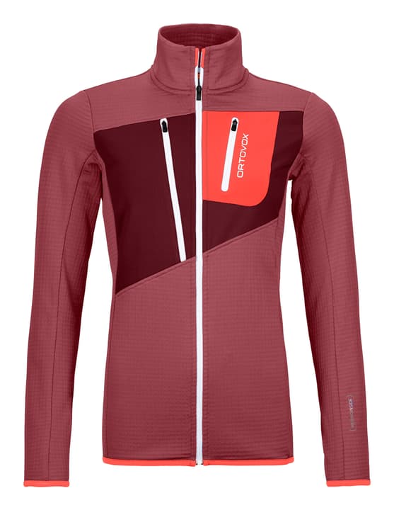 Image of Ortovox Grid Fleecejacke fuchsia