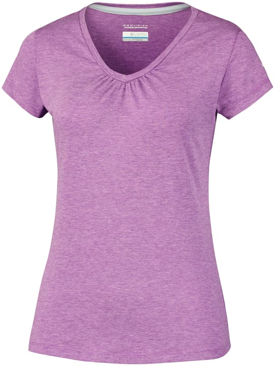 Columbia Shadow Time II Maillot à manches courtes pour femme Shadow Time II Maillot à manches courtes pour femme Columbia 462772100537 Couleur fuchsia Taille L Photo no. 1