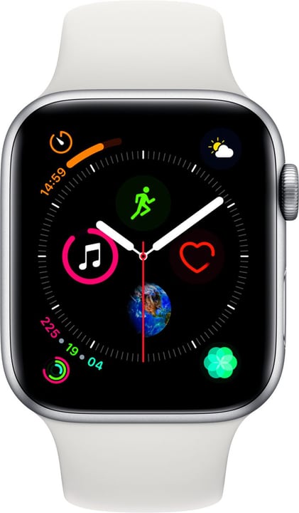 Apple Watch Serie 4 44mm GPS+Cellular silver Aluminum White Sport Band Smartwatch Watch Serie 4 44mm GPS+Cellular silver Aluminum White Sport Band Smartwatch Apple 798454000000 Bild Nr. 1