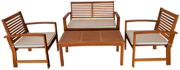 Image of Lounge Kreta 4 teili Gartenlounge