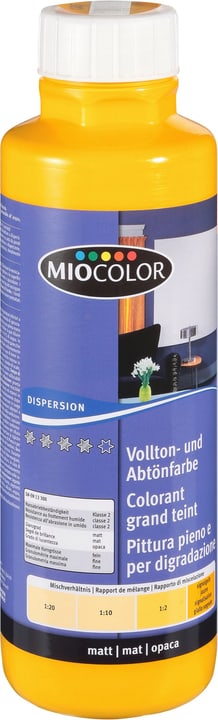 Miocolor Pittura pieno e per digradazione Pittura pieno e per digradazione Miocolor 660733400000 Colore Giallo segnale Contenuto 500.0 ml N. figura 1
