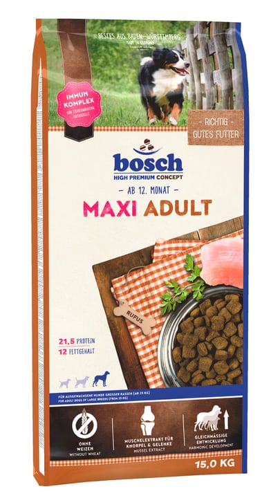 Image of bosch HPC Maxi Adult, 15 kg Trockenfutter