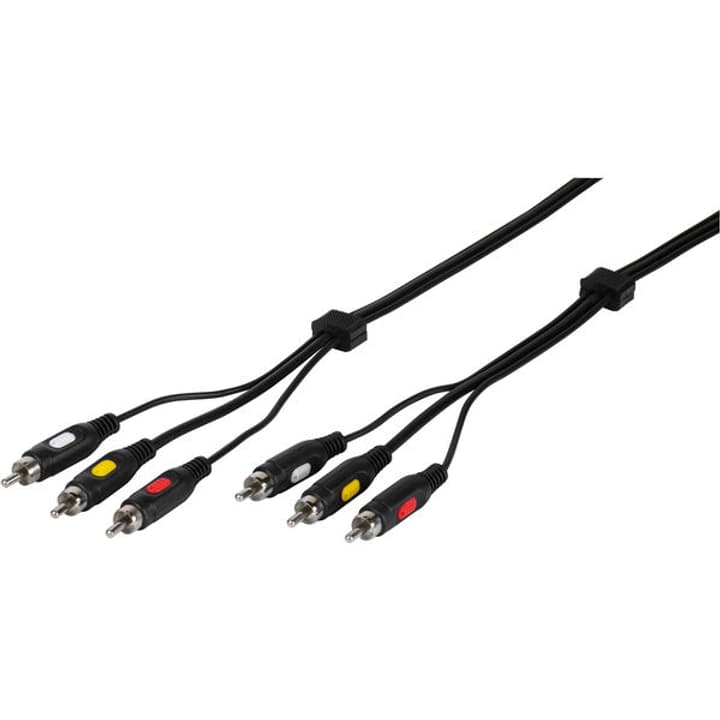 Vivanco Câble vidéo, 2.0m 3x prise RCA <-> 3x prise RCA cable video Câble vidéo, 2.0m 3x prise RCA <-> 3x prise RCA cable video Vivanco 770816300000 Photo no. 1