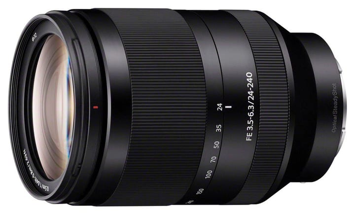 Sony E-Mount FE Zoom 24-240mm OSS objectif (CH-Ware) Objectif E-Mount FE Zoom 24-240mm OSS objectif (CH-Ware) Objectif Sony 785300125832 Photo no. 1