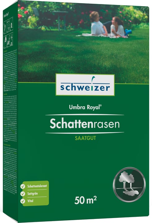 Image of Eric Schweizer Schattenrasen - Umbra Royal, 50 m² Rasensamen