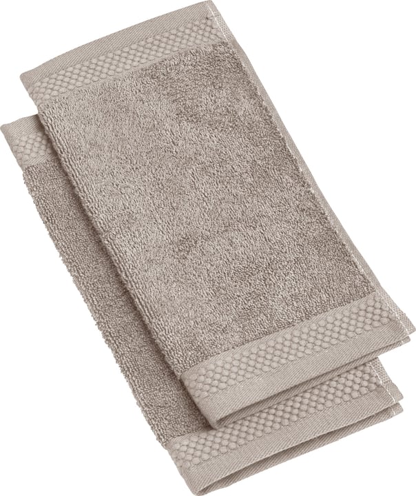 NEVA Waschlappen 2-teilig NEVA Waschlappen 2-teilig 450849720169 Farbe Taupe Grösse B: 30.0 cm x H: 30.0 cm Bild Nr. 1