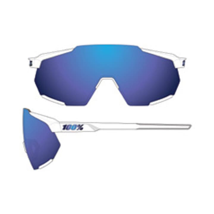 Image of 100% Racetrap 3.0 Sportbrille weiss bei Migros SportXX