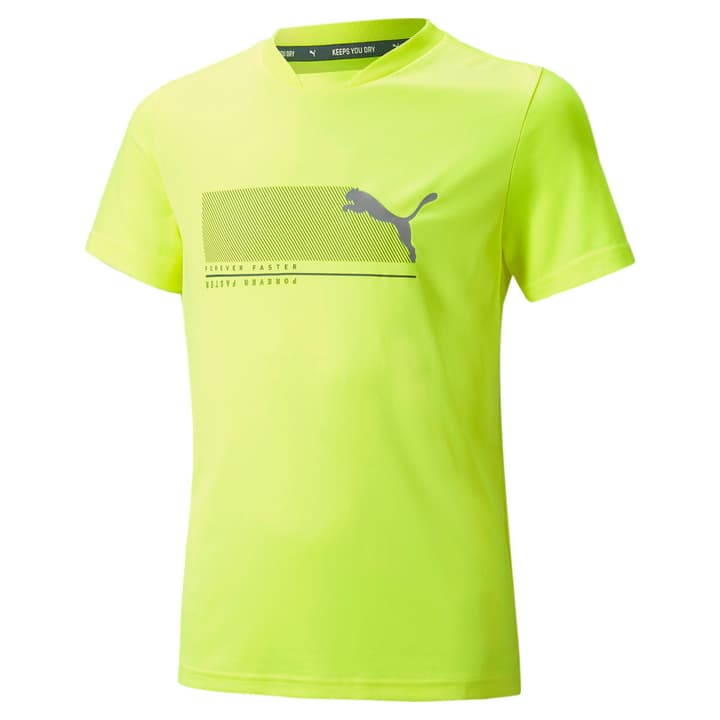 Image of Puma Active Sports Poly Graphic Tee B T-Shirt hellgelb bei Migros SportXX