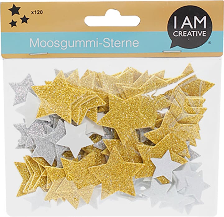 Image of I AM CREATIVE MOOSGUMMI-GLIT-STERNE Streuteile