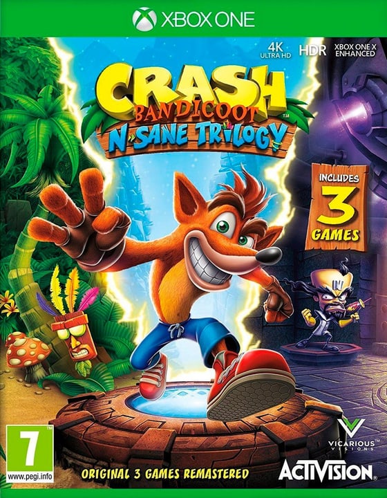 Xbox One - Crash Bandicoot N. Sane Trilogy Box Xbox One - Crash Bandicoot N. Sane Trilogy Box 785300133508 Lingua Italiano Piattaforma Microsoft Xbox One N. figura 1