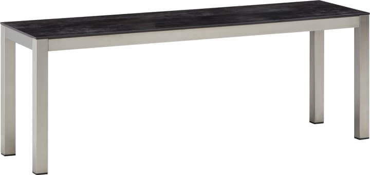 Image of LOCARNO, 120 cm, Gestell Edelstahl, Platte Keramik Sitzbank