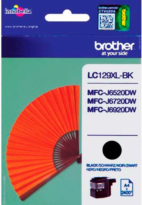 Brother Cartouche d'encre LC-129XL black Cartouche d'encre Cartouche d'encre LC-129XL black Cartouche d'encre Brother 798565400000 Photo no. 1