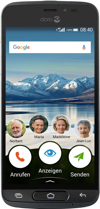Doro 8040 16GB schwarz Smartphone 8040 16GB schwarz Smartphone Doro 785300133171 Bild Nr. 1