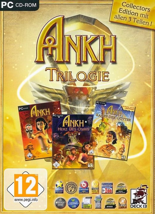 Ankh Trilogie - Collectors Edition (PC) (D) Box Ankh Trilogie - Collectors Edition (PC) (D) Box 785300131161 Photo no. 1