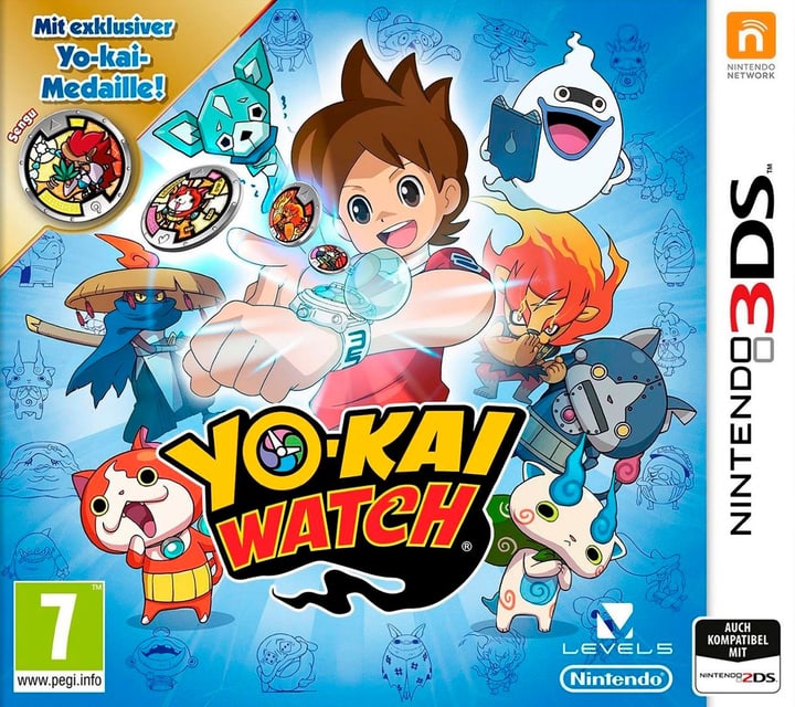 3DS - YOKAI WATCH (Special Editinkl. Medaille) Box 3DS - YOKAI WATCH (Special Editinkl. Medaille) Box 785300121381 Photo no. 1
