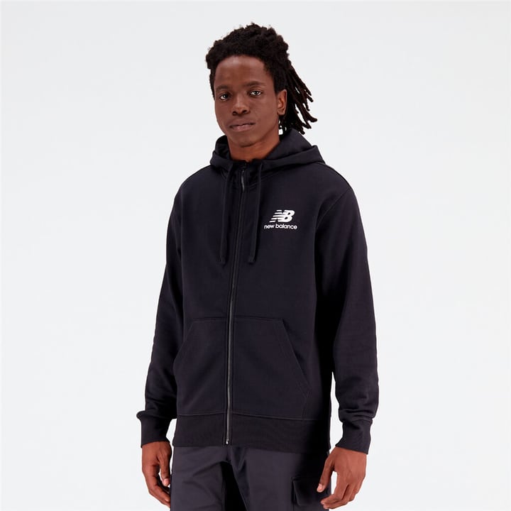Image of New Balance Essentials Stacked Logo Jacket Jacke schwarz