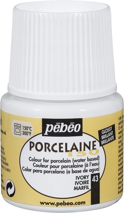 Pebeo Pébéo Porcelaine 150 ivory 43 Pébéo Porcelaine 150 ivory 43 Pebeo 663506802443 Colore Avorio N. figura 1