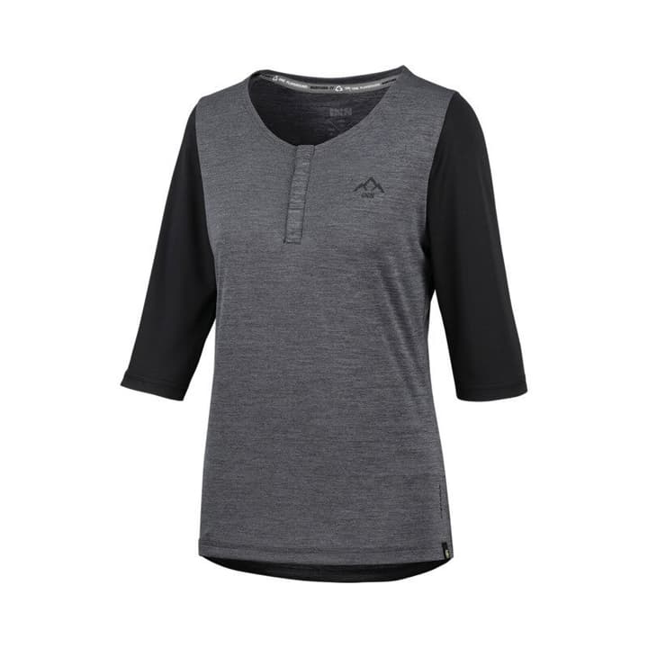 Image of iXS Carve X 3/4 Henley Bikeshirt schwarz
