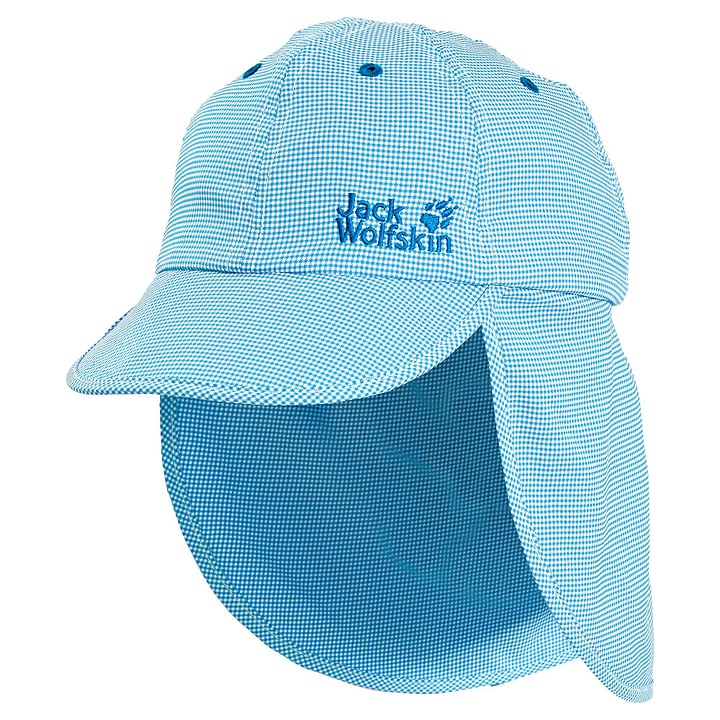 Jack Wolfskin Desert Sun Hat Kids Casquette pour enfant Desert Sun Hat Kids Casquette pour enfant Jack Wolfskin 462862753044 Couleur turquoise Taille 53 Photo no. 1