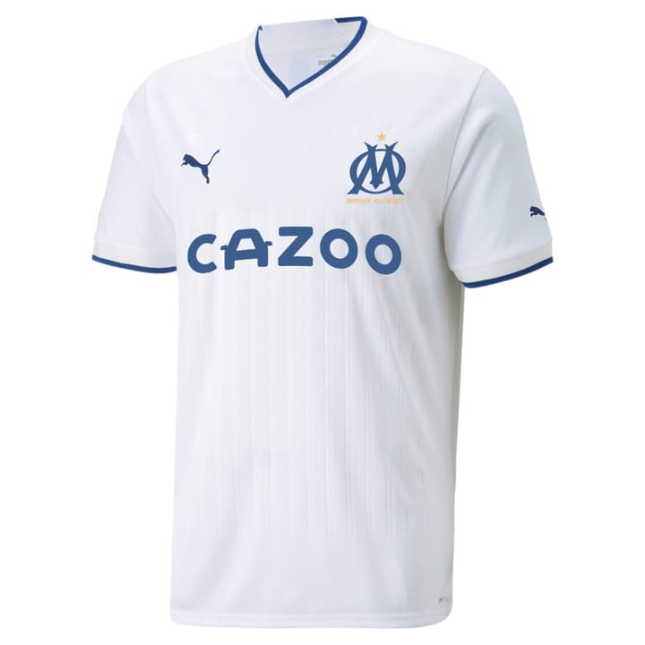 Image of Puma Olympique de Marseille Home Replika 21/22 Fussball Clubshirt weiss bei Migros SportXX