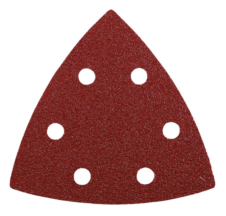 Image of kwb ø 93 mm, K320, 5 Stk. Schleifdreiecke Holz & Metall