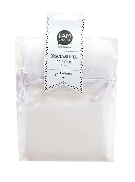 Image of I AM CREATIVE Organzabeutel weiss bei Do it + Garden von Migros
