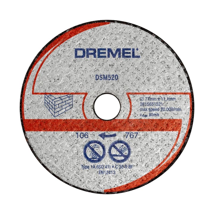 Image of Dremel Mauerwerktrennscheibe DSM520 Zubehör Schneiden bei Do it + Garden von Migros