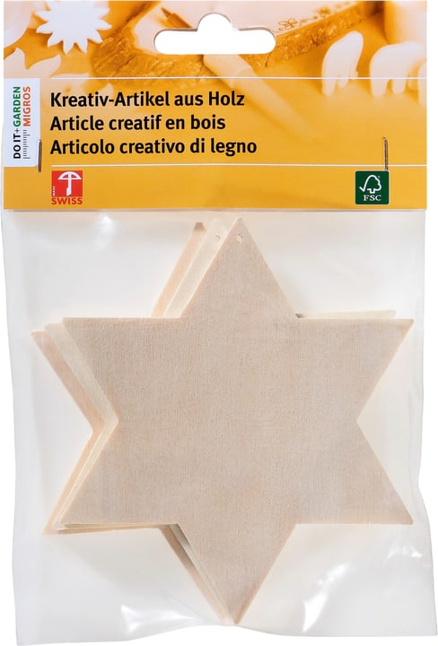 Image of Legna Creativa Stern FSC® 3Stk. bei Do it + Garden von Migros