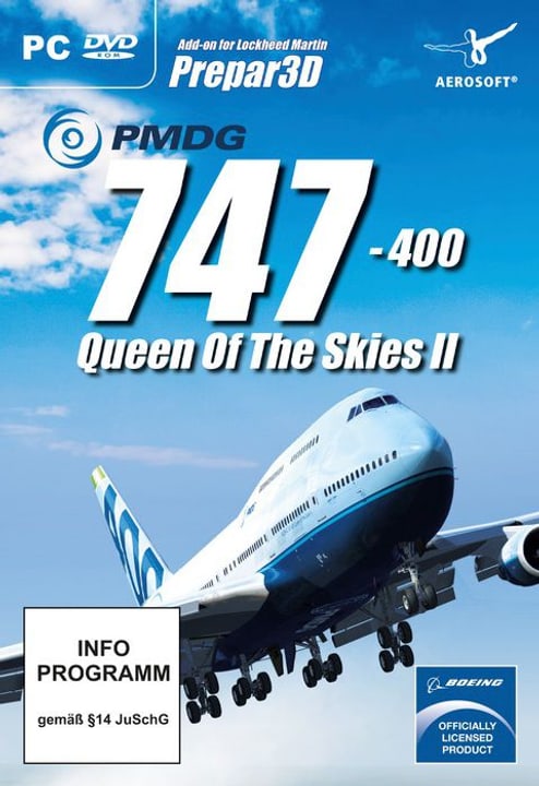 PC - PMDG 747-400 Queen of the Skies II für Prepar 3D V4 D Box PC - PMDG 747-400 Queen of the Skies II für Prepar 3D V4 D Box 785300144491 Photo no. 1