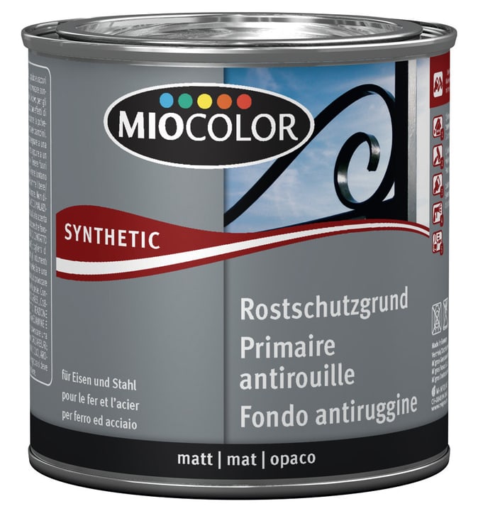Image of Miocolor Synthetic Rostschutzgrund Grau 375 ml bei Do it + Garden von Migros