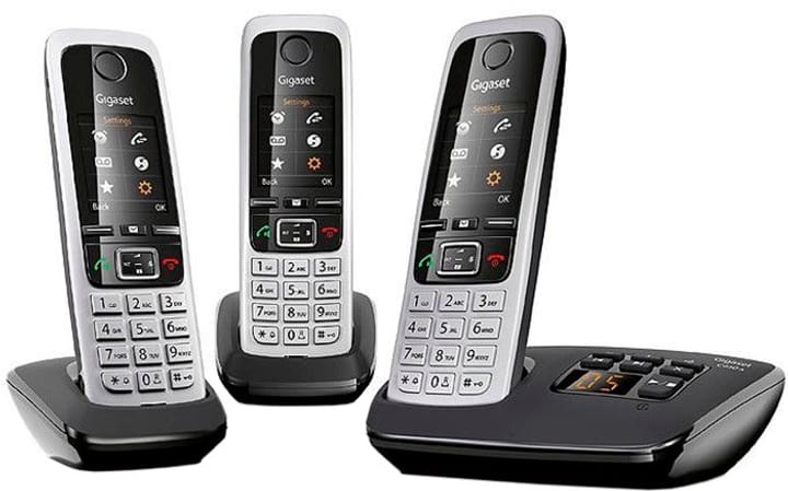 Gigaset C430A Trio schwarz silber Téléphone fixe C430A Trio schwarz silber Téléphone fixe Gigaset 794055700000 Photo no. 1
