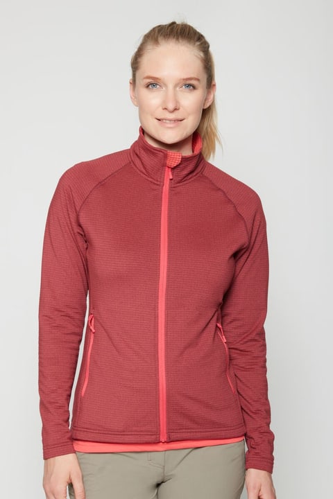 Image of Trevolution Yasmin Fleecejacke aubergine