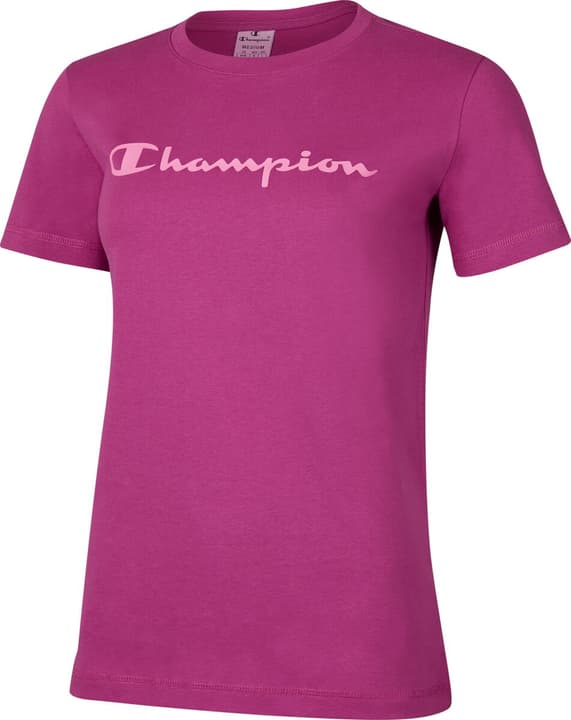 Image of Champion Women Crewneck T-Shirt Shirt fuchsia