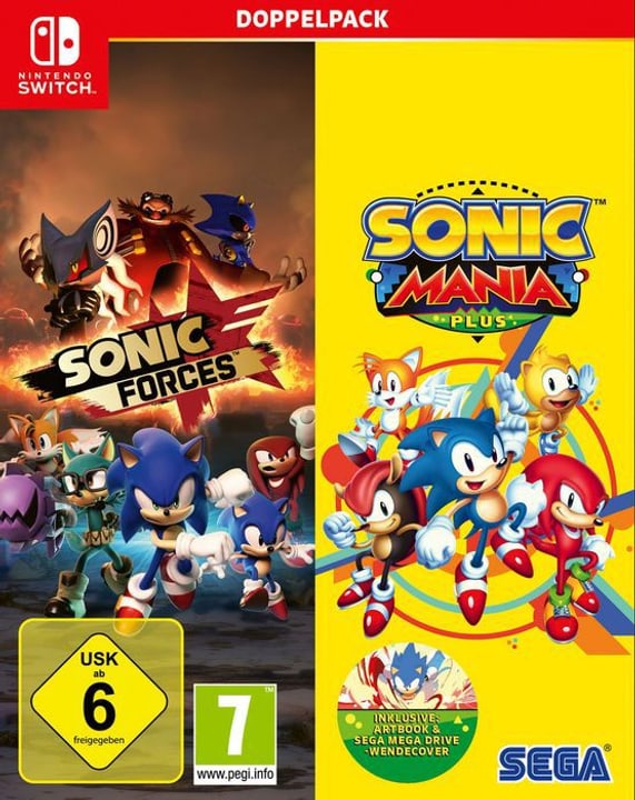 NSW - Sonic Mania Plus and Sonic Forces Double Pack D Box NSW - Sonic Mania Plus and Sonic Forces Double Pack D Box 785300139890 Photo no. 1