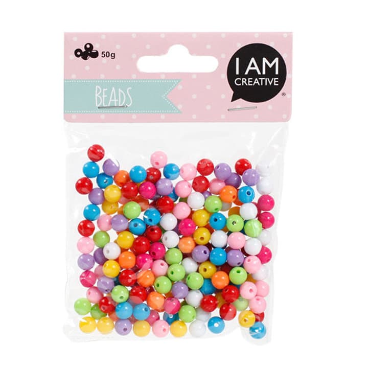 Image of I AM CREATIVE KIDS BEADS GELB-MIX Bastelperlen