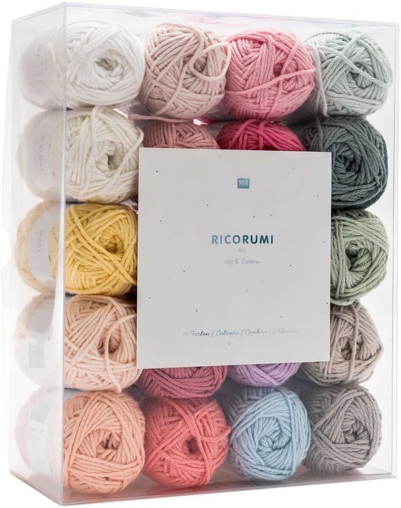 Image of Rico Design Creative Ricorumi Set 20er, Baby Pastell Wolle