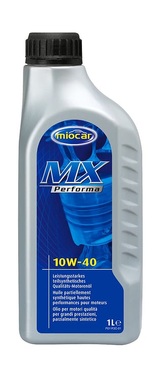 Miocar MX Performa 10W-40 1 L Huile moteur MX Performa 10W-40 1 L Huile moteur Miocar 620160000000 Photo no. 1