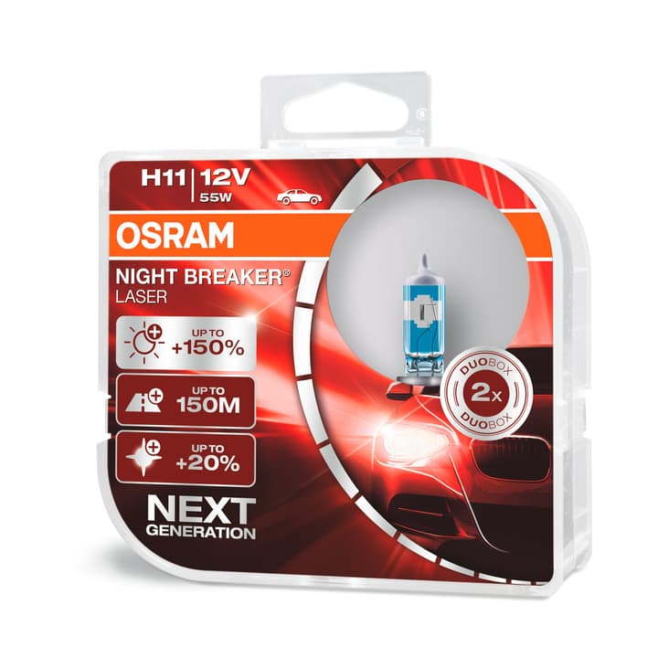 Image of Osram Night Breaker Laser H11 Duobox Autolampe