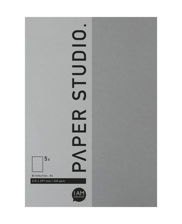 Lettera Cartone A4,5P.Grigio