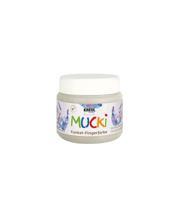 Image of MUCKI Funkel-Fingerfarbe Drachen-Silber 150 ml bei Do it + Garden von Migros