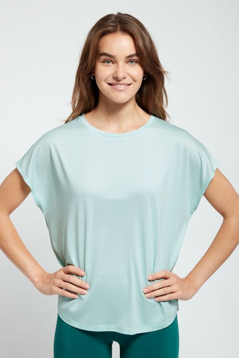 Image of Perform W Shirt SS heather Fitnessshirt türkis
