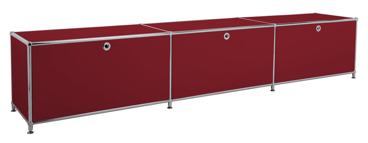FLEXCUBE Lowboard FLEXCUBE Lowboard 401813530130 Grösse B: 227.0 cm x T: 40.0 cm x H: 44.5 cm Farbe Rot Bild Nr. 1