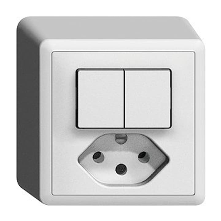 Image of Feller Edizio Due AP 1xT13 / S1(3+3) Kleinkombination bei Do it + Garden von Migros