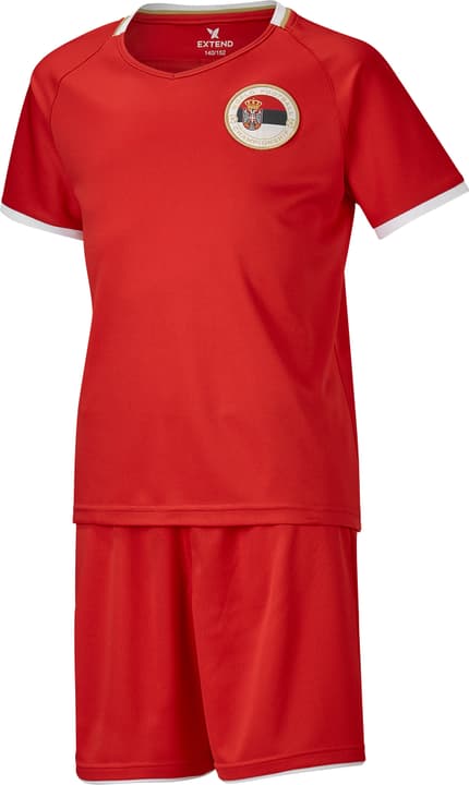 Extend Set de supporter de foot pour enfants Serbie Set de supporter de foot pour enfants Serbie Extend 464556411130 Couleur rouge Taille 110/116 Photo no. 1